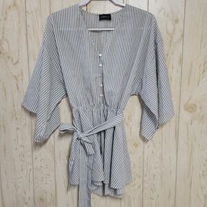 Kindle Stripe Flowy Romper M